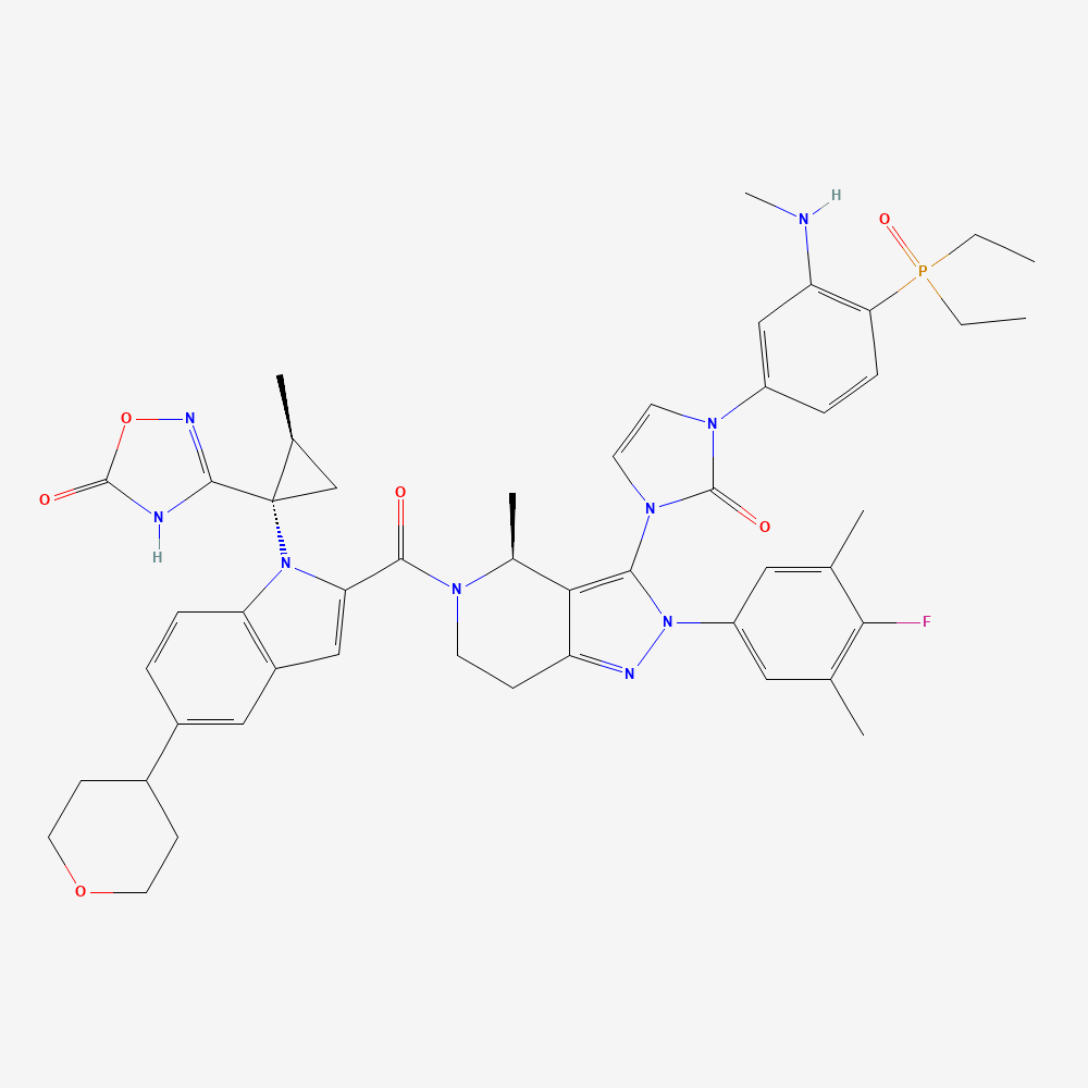 Aleniglipron · 2D chemical structure: Active compound as represented in the named PubChem record; formulation excipients excluded.