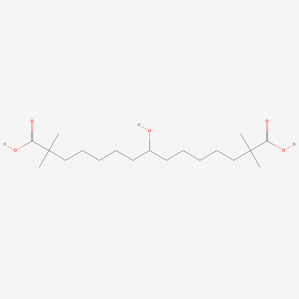 Bempedoic acid: Neutral bempedoic acid parent molecule.
