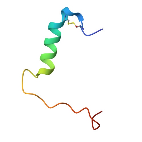 Cagrilintide · receptor-bound peptide model: Receptor-bound peptide model; a partial representation of the complete modified drug.