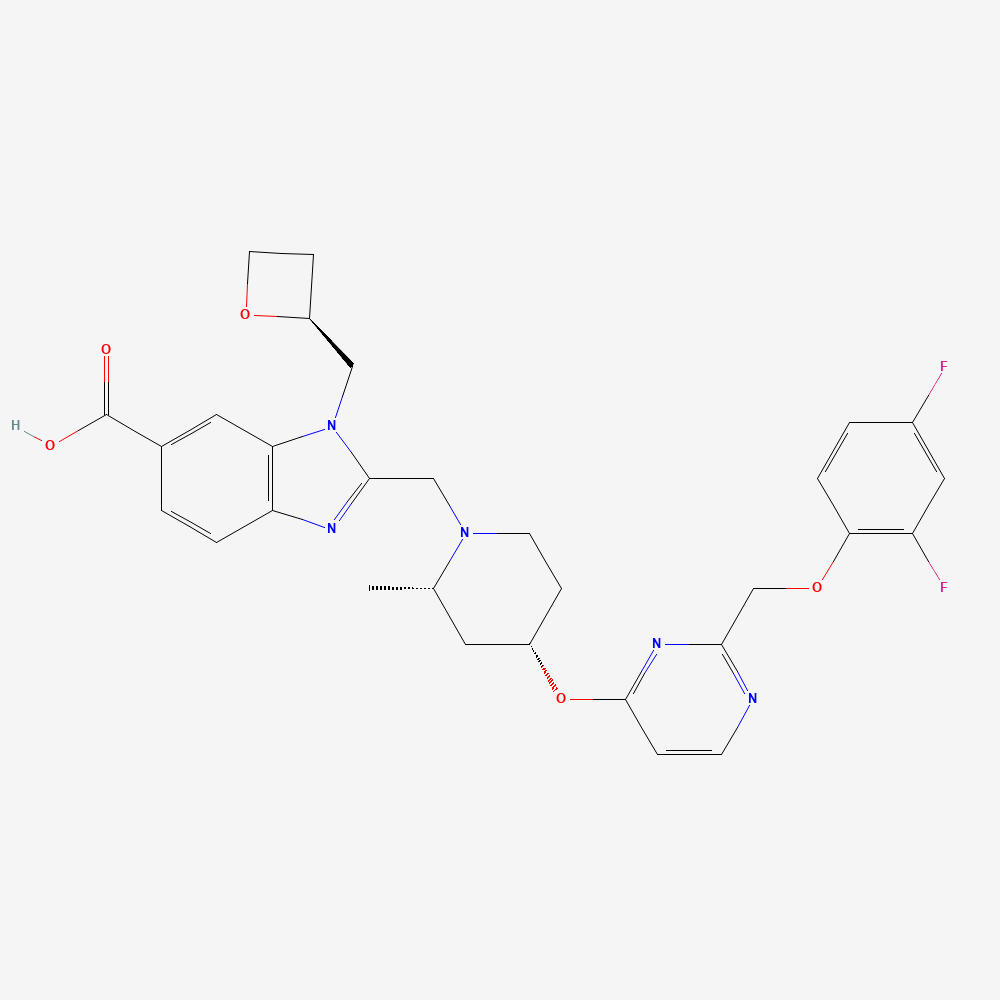 CT-996 (tifeglipron) · 2D chemical structure: Active compound as represented in the named PubChem record; formulation excipients excluded.