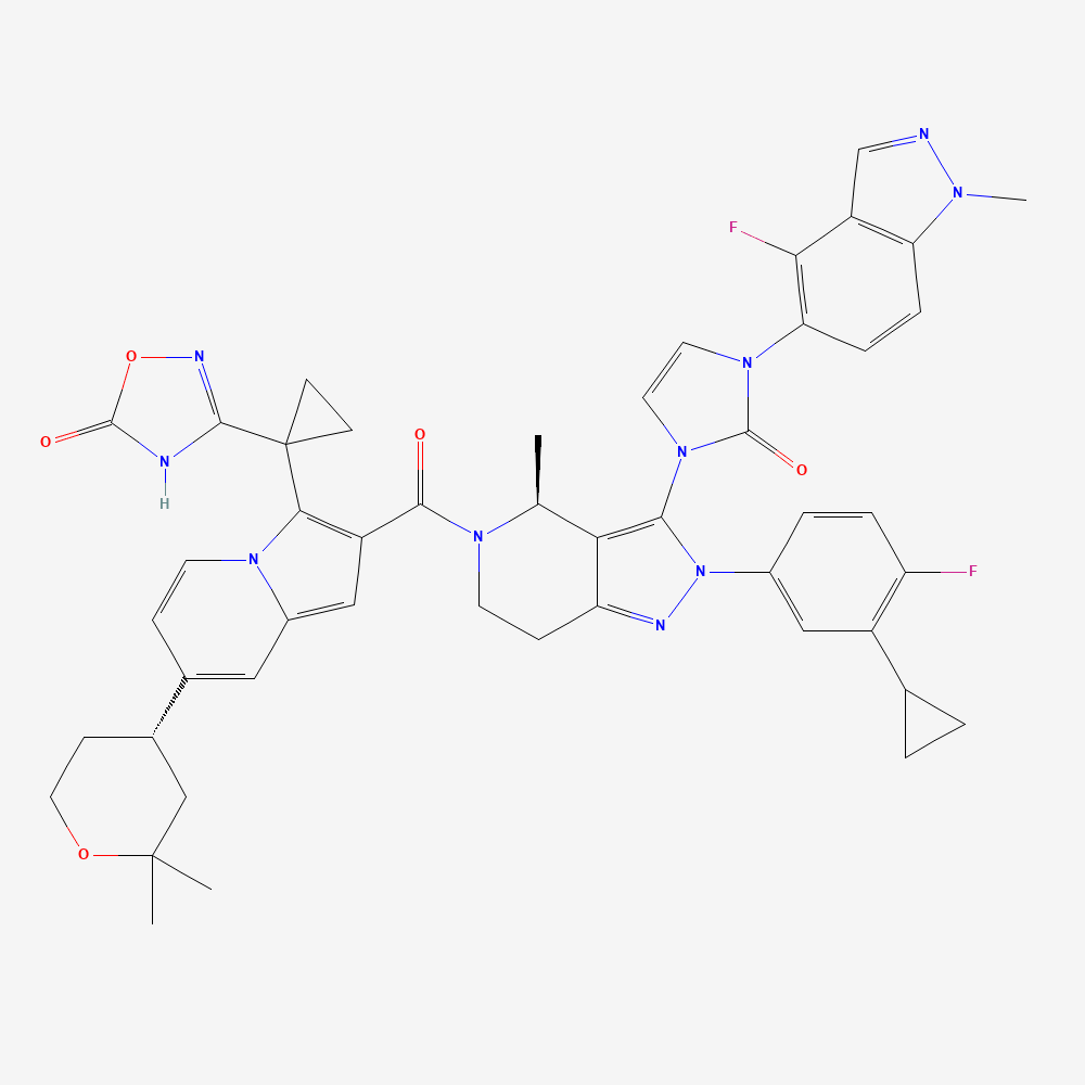 Elecoglipron · 2D chemical structure: Active compound as represented in the named PubChem record; formulation excipients excluded.