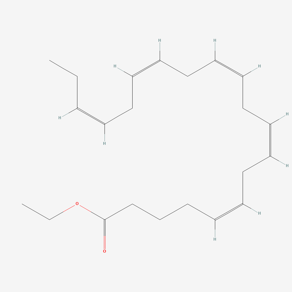 Icosapent ethyl: Icosapent ethyl, the EPA ethyl ester.